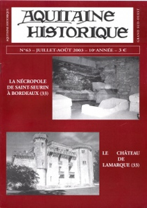 Couverture de  N°063 juillet - août 2003